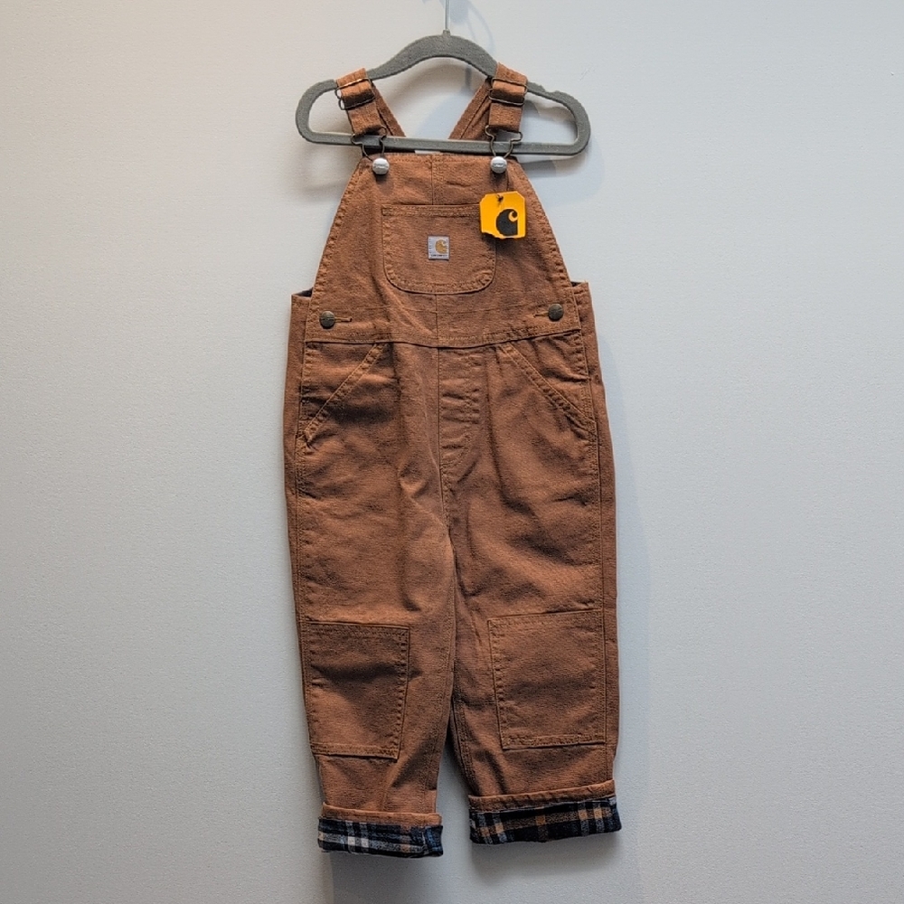 Carhartt Kids Tan Overalls